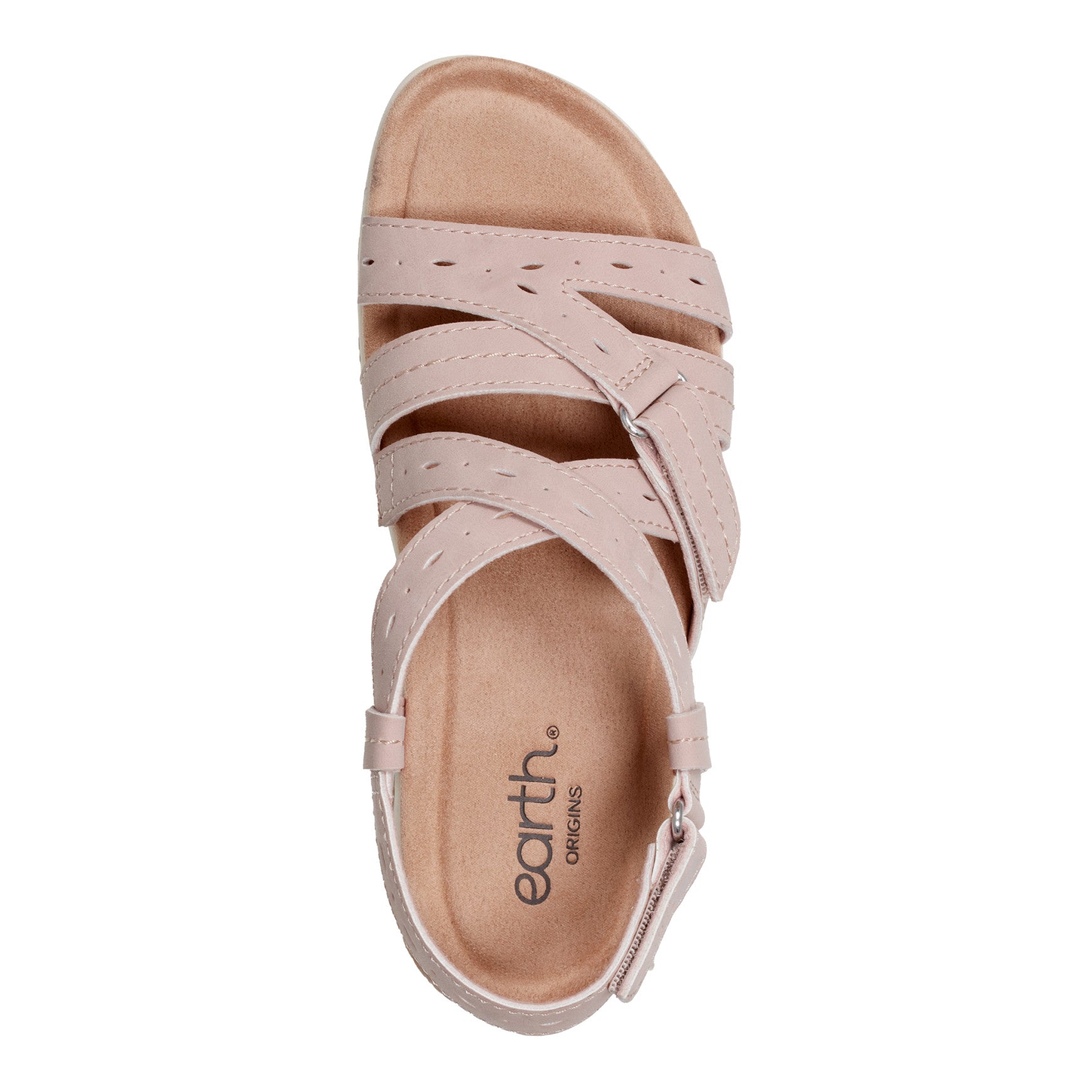 Earth Shoes Samsin Round Toe Strappy Casual Flat Sandals