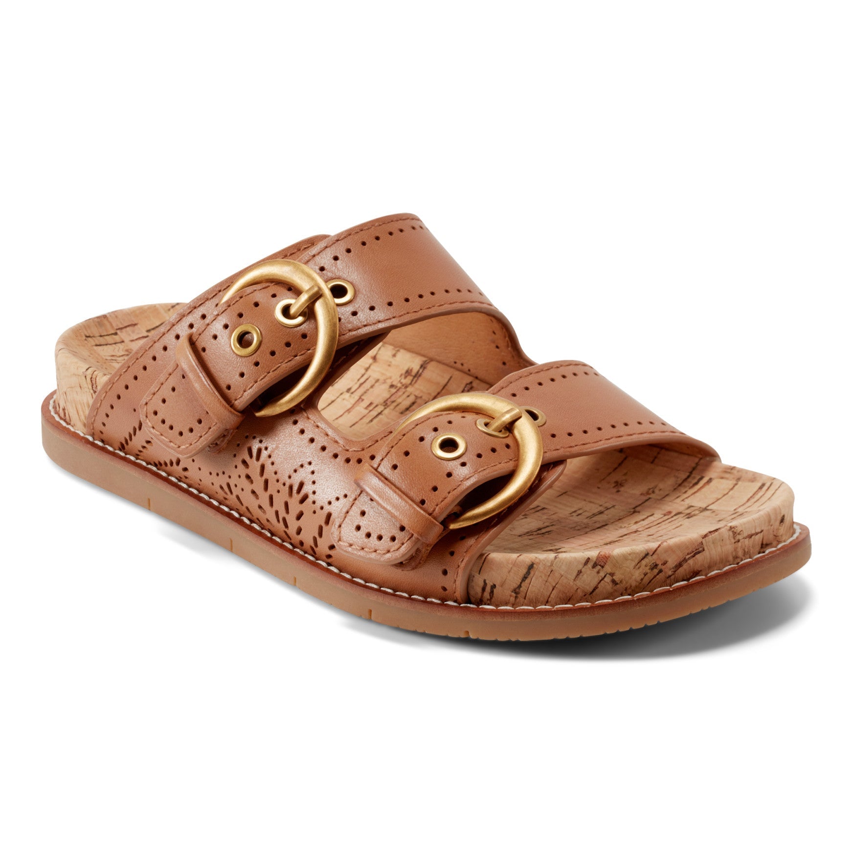Earth Shoes Francii Round Toe Casual Slip-on Flat Sandals