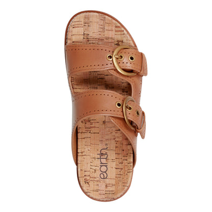 Earth Shoes Francii Round Toe Casual Slip-on Flat Sandals