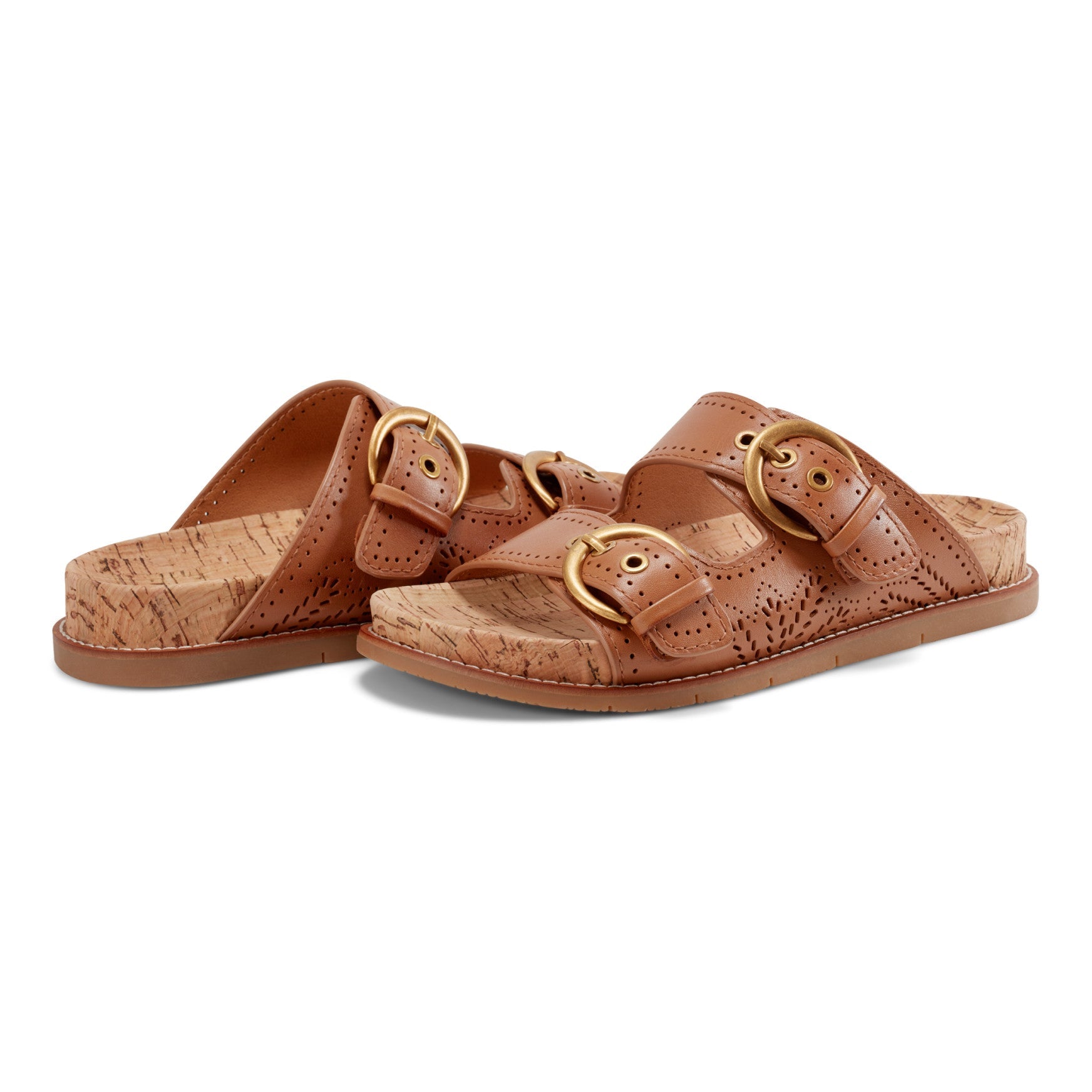 Earth Shoes Francii Round Toe Casual Slip-on Flat Sandals