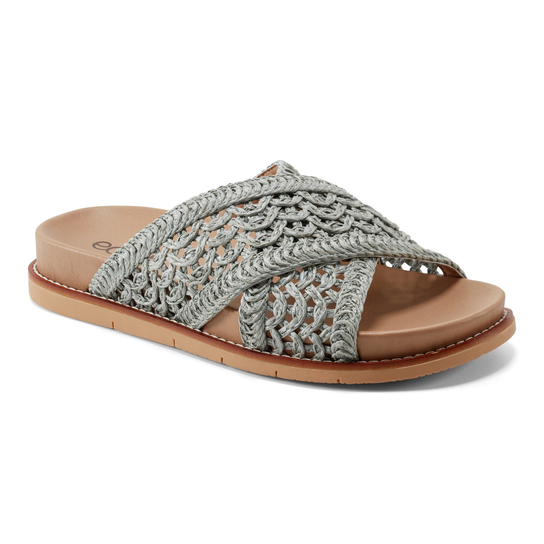 Earth Shoes Flurry Round Toe Slip-on Flat Casual Sandals