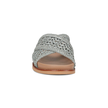 Earth Shoes Flurry Round Toe Slip-on Flat Casual Sandals