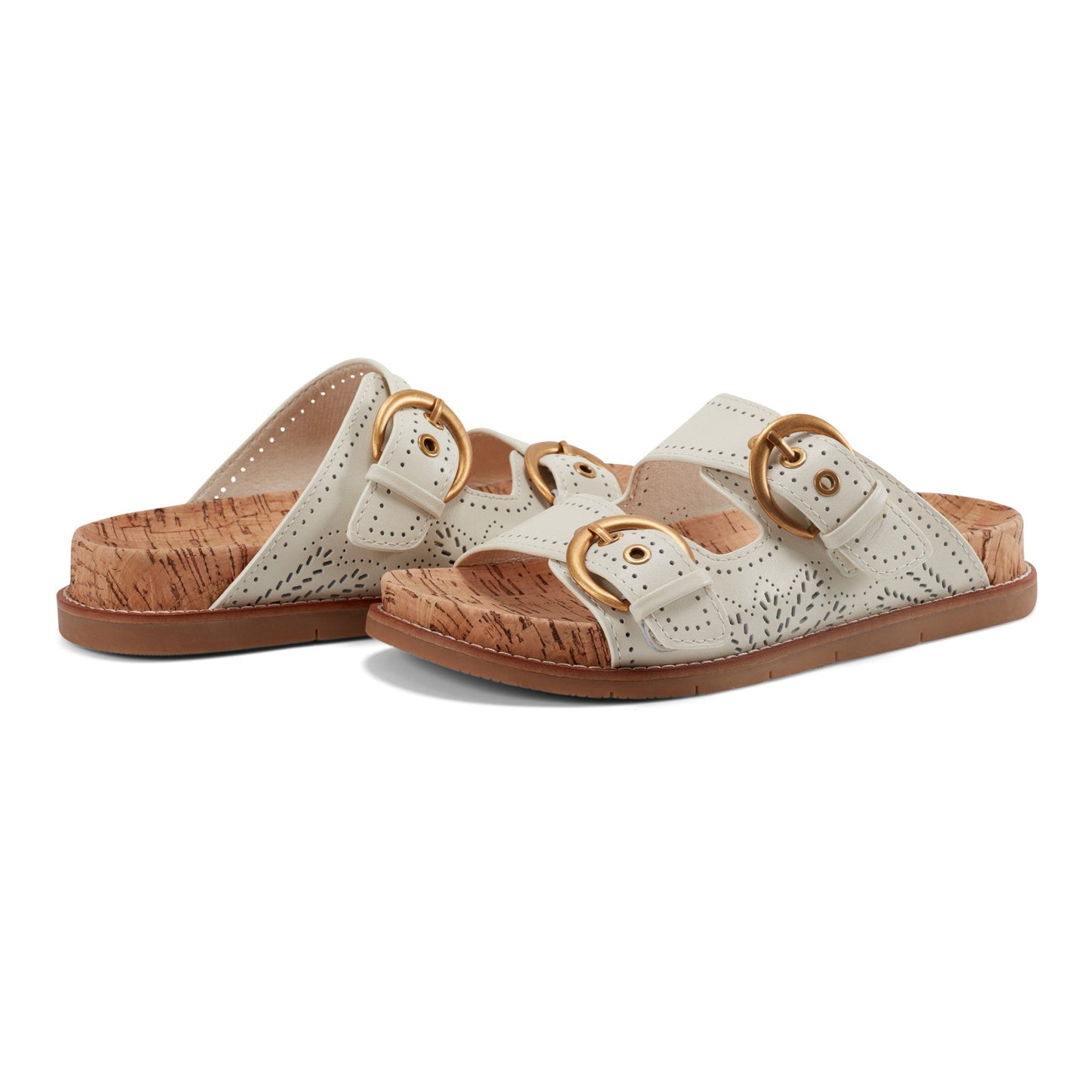Earth Shoes Francii Round Toe Casual Slip-on Flat Sandals