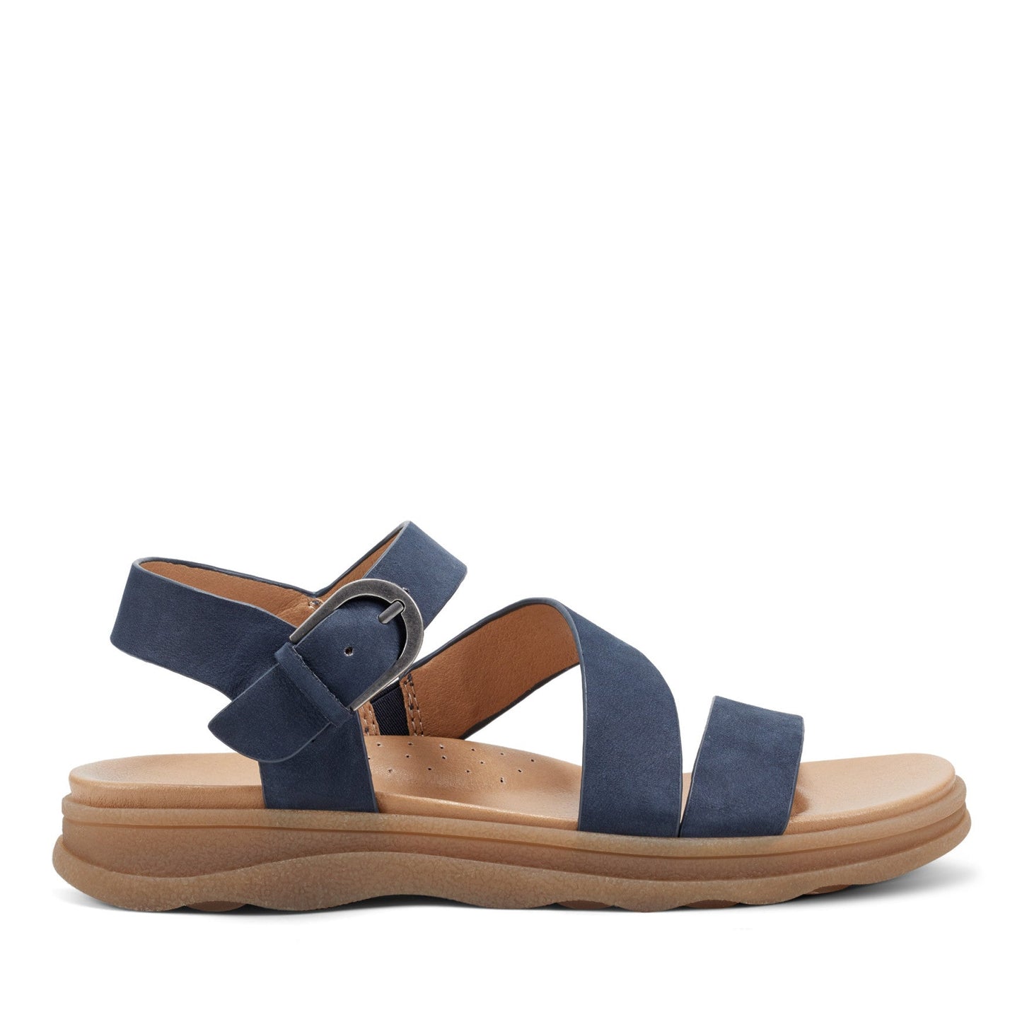Earth Shoes Lainey Casual Strappy Round Toe Flat Sandals