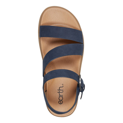 Earth Shoes Lainey Casual Strappy Round Toe Flat Sandals