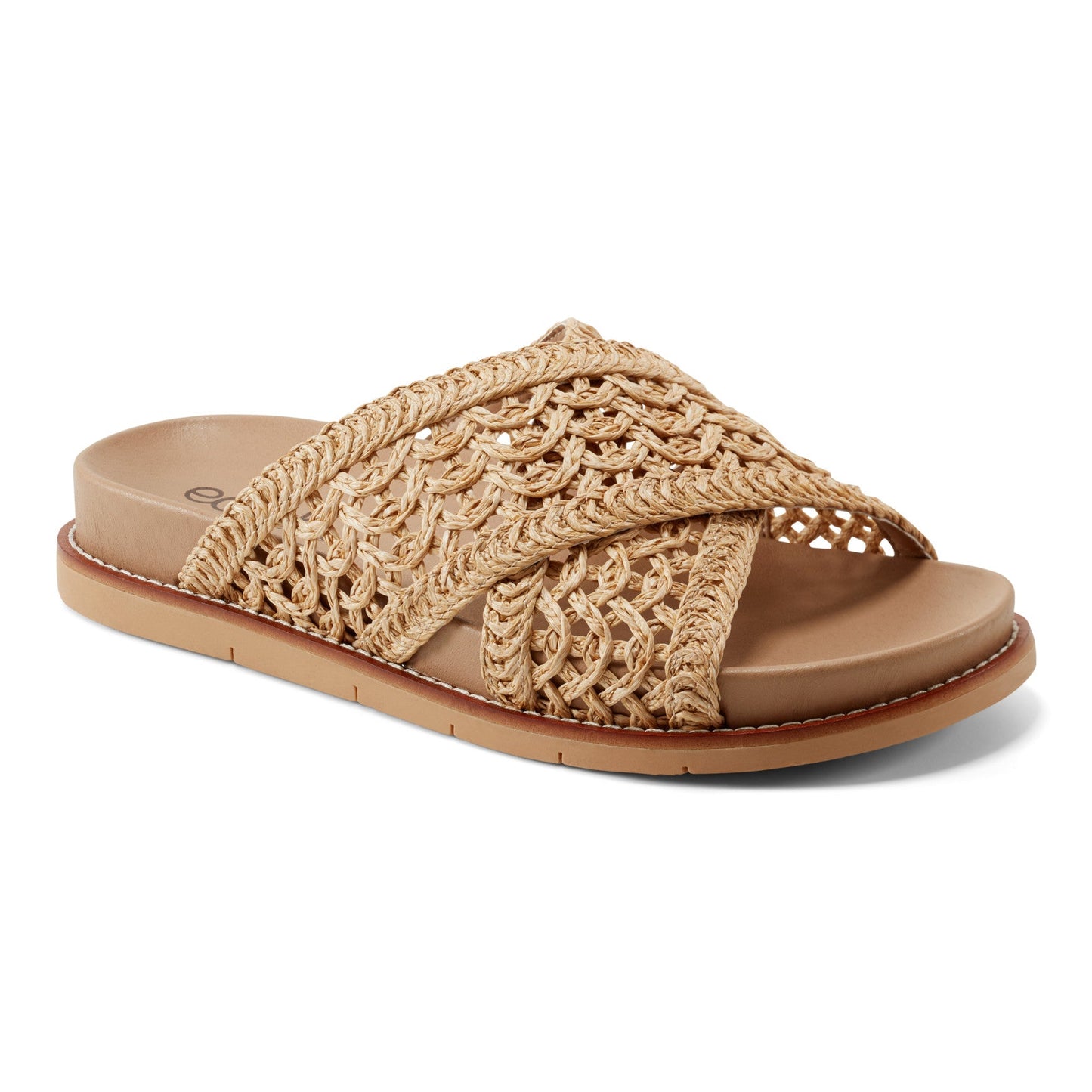 Earth Shoes Flurry Round Toe Slip-on Flat Casual Sandals