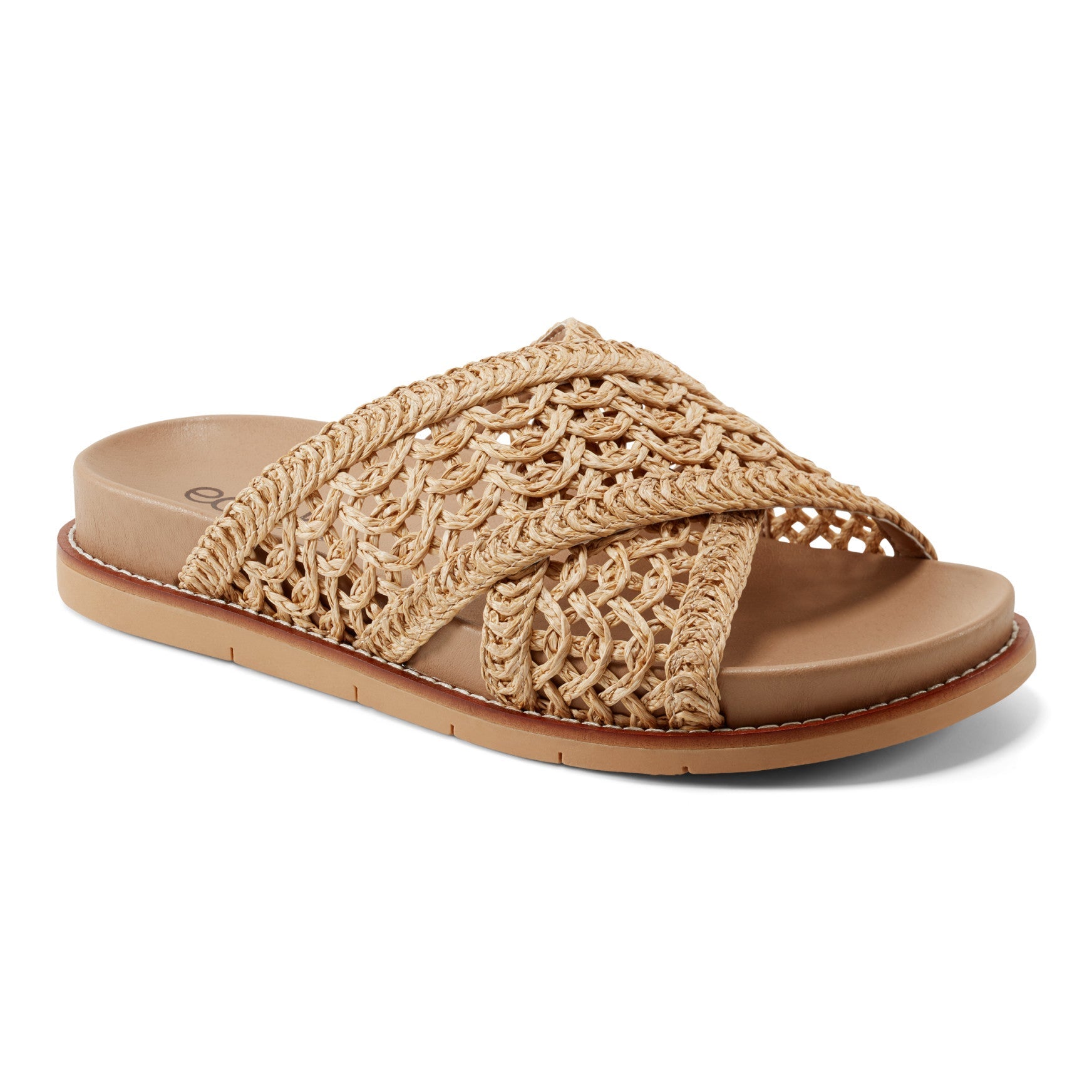 Earth Shoes Flurry Round Toe Slip-on Flat Casual Sandals