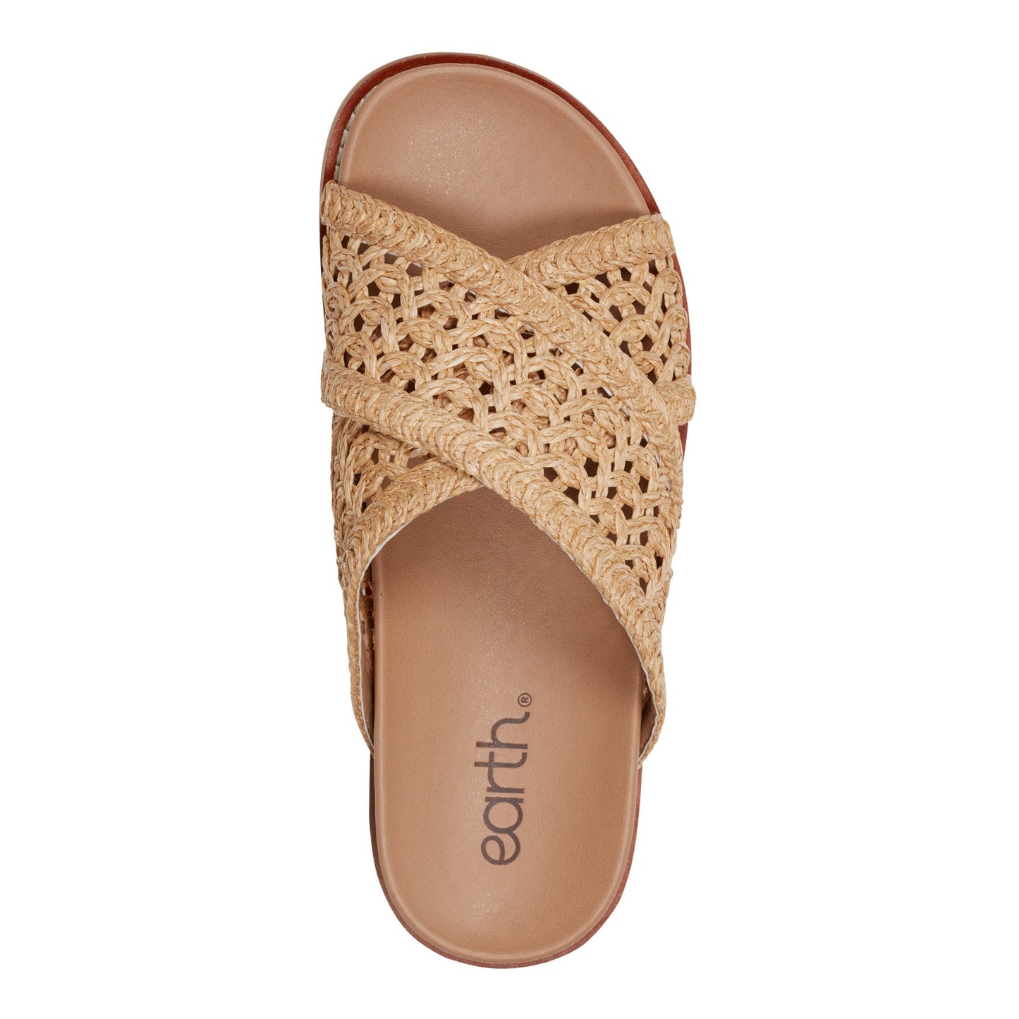 Earth Shoes Flurry Round Toe Slip-on Flat Casual Sandals