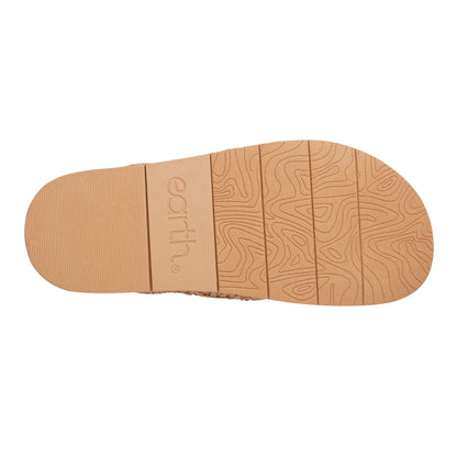 Earth Shoes Flurry Round Toe Slip-on Flat Casual Sandals
