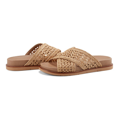 Earth Shoes Flurry Round Toe Slip-on Flat Casual Sandals