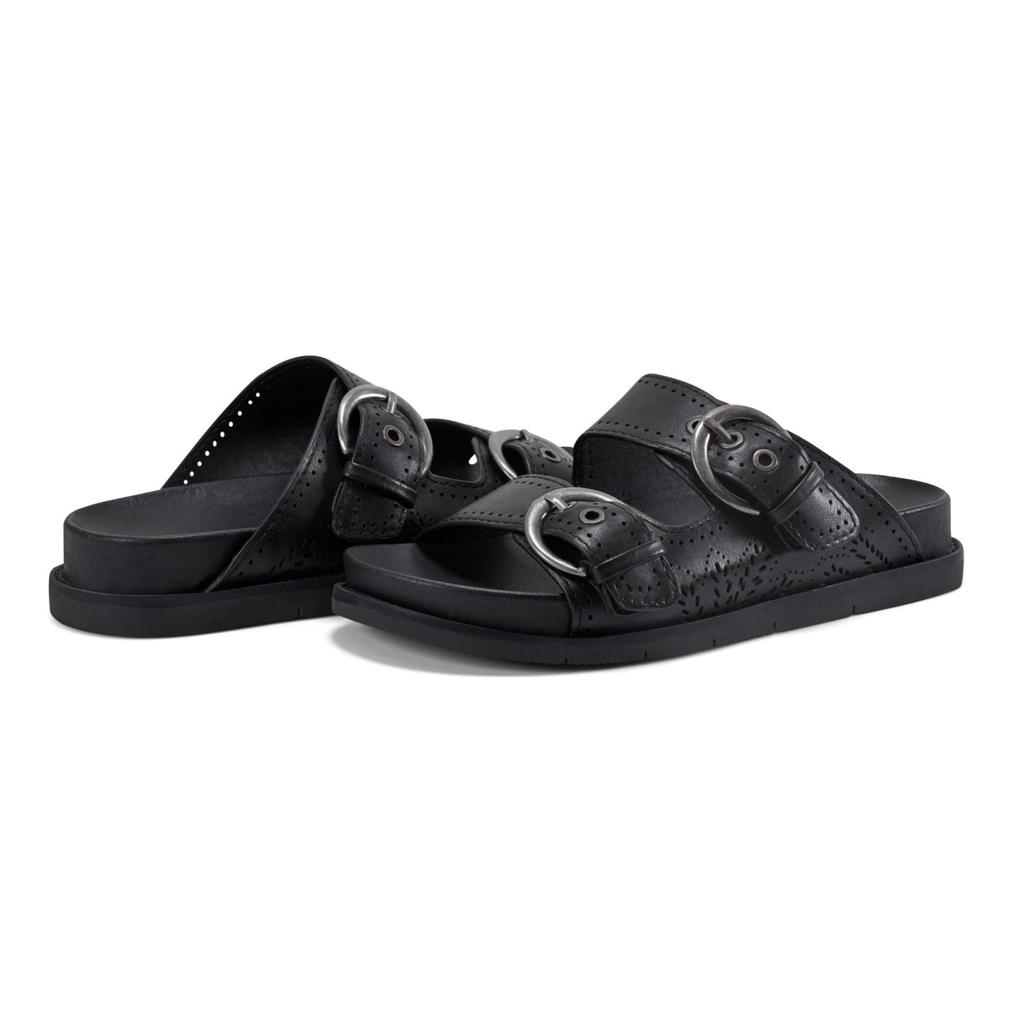 Earth Shoes Francii Round Toe Casual Slip-on Flat Sandals