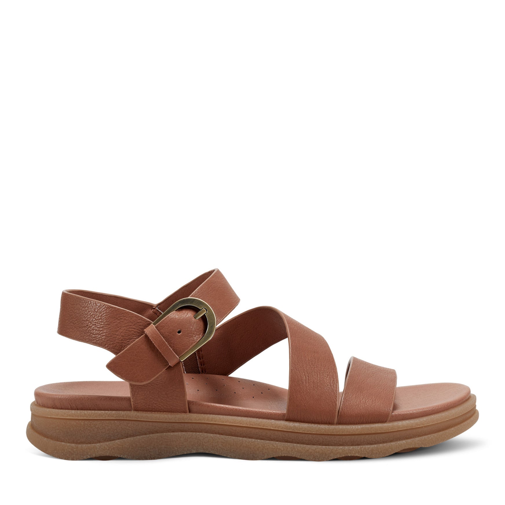 Earth Shoes Lainey Casual Strappy Round Toe Flat Sandals