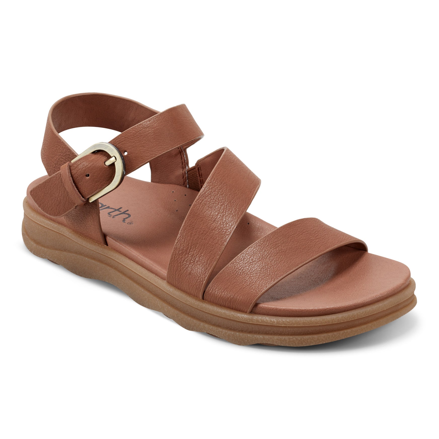 Earth Shoes Lainey Casual Strappy Round Toe Flat Sandals