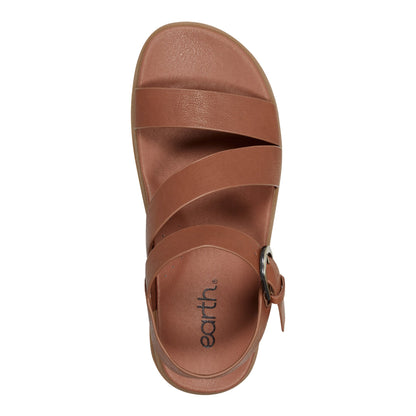 Earth Shoes Lainey Casual Strappy Round Toe Flat Sandals