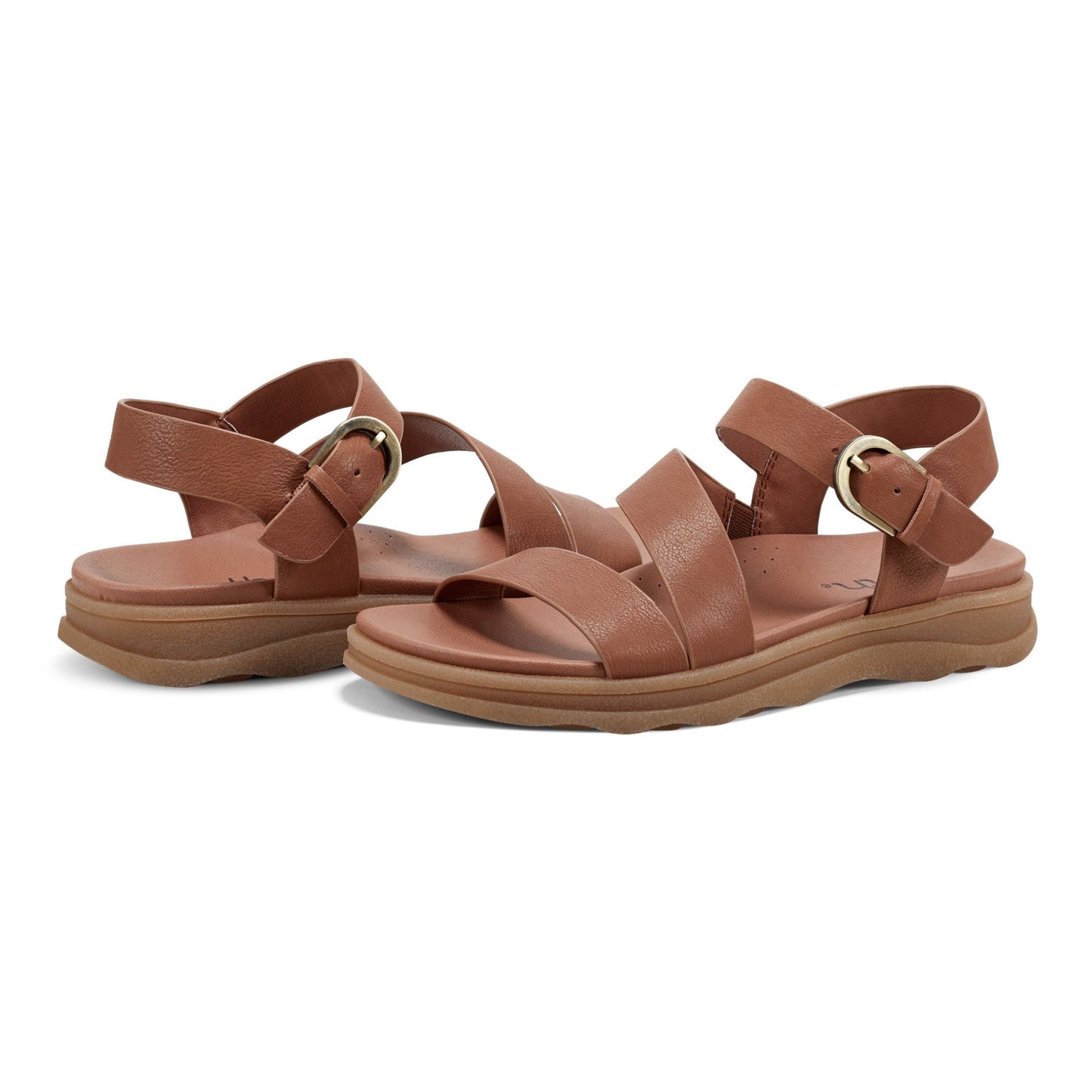 Earth Shoes Lainey Casual Strappy Round Toe Flat Sandals