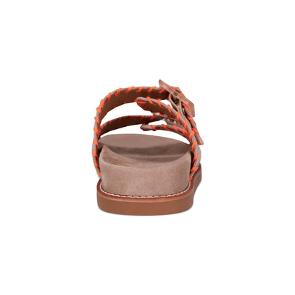 Earth Shoes Fausto Round Toe Casual Flat Strappy Sandals