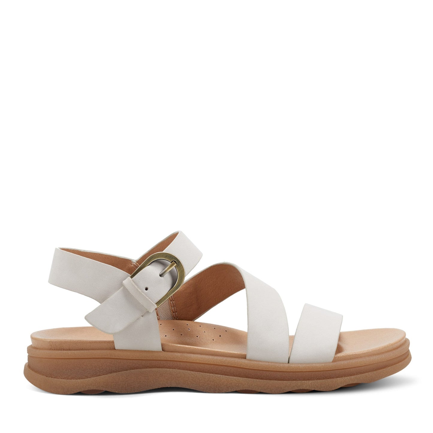 Earth Shoes Lainey Casual Strappy Round Toe Flat Sandals
