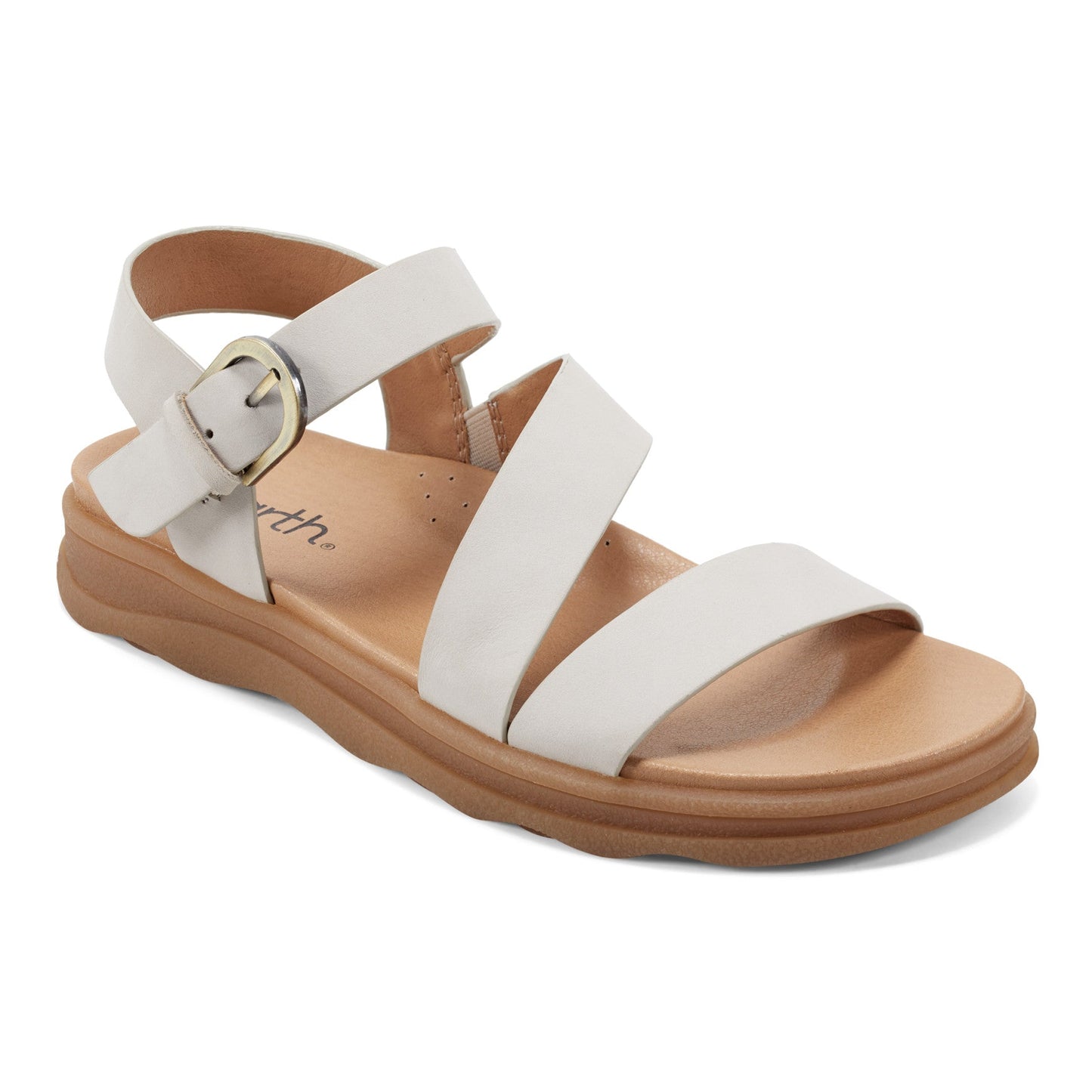 Earth Shoes Lainey Casual Strappy Round Toe Flat Sandals