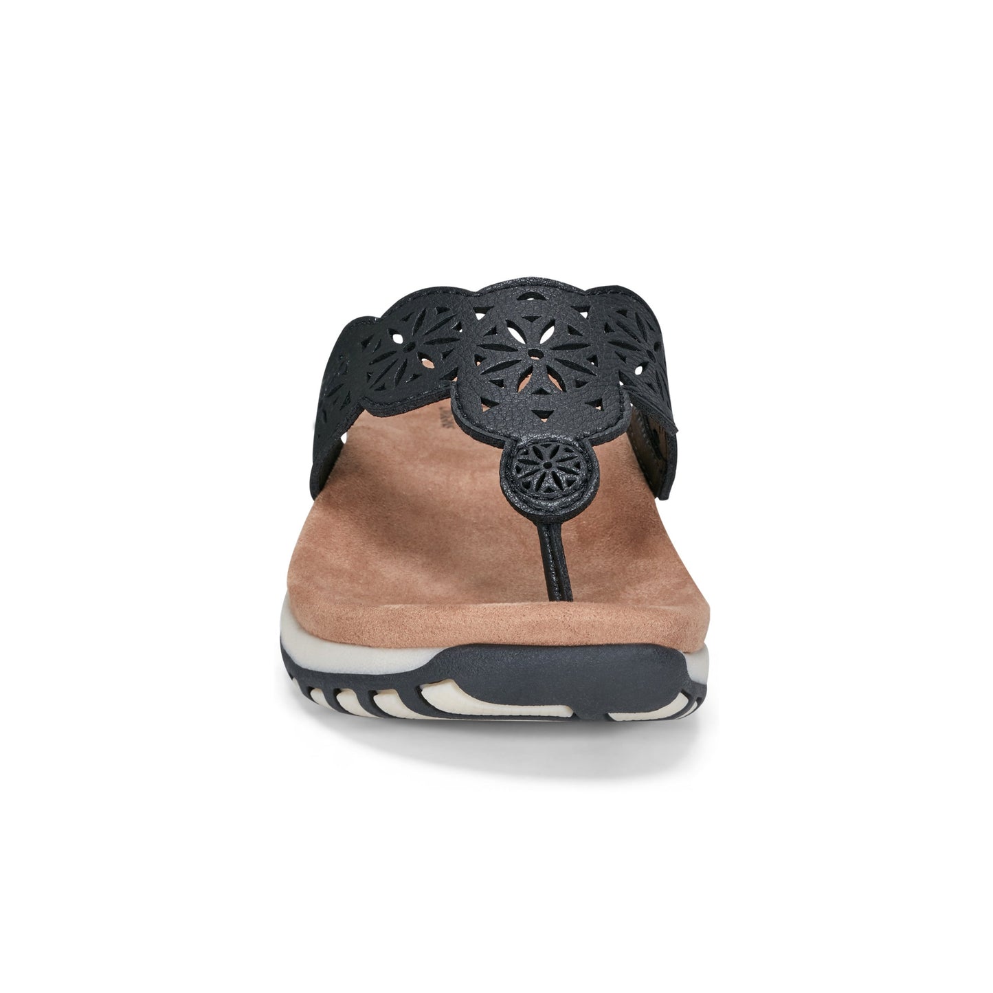 Earth Shoes Sadie Square Toe Casual Slip-on Flat Sandals