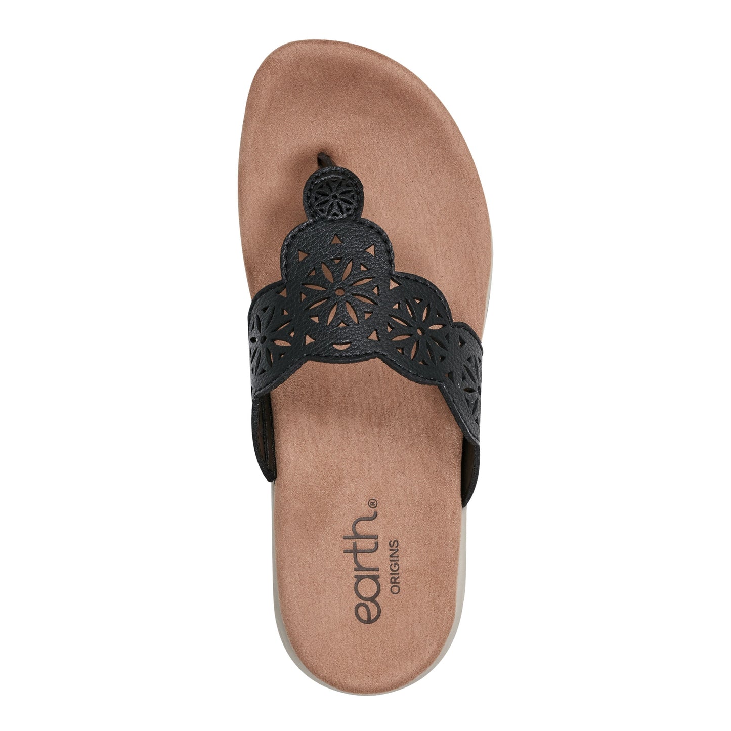 Earth Shoes Sadie Square Toe Casual Slip-on Flat Sandals