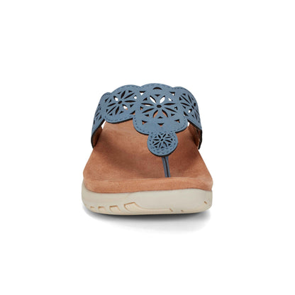Earth Shoes Sadie Square Toe Casual Slip-on Flat Sandals