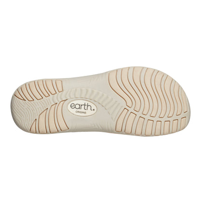 Earth Shoes Sadie Square Toe Casual Slip-on Flat Sandals