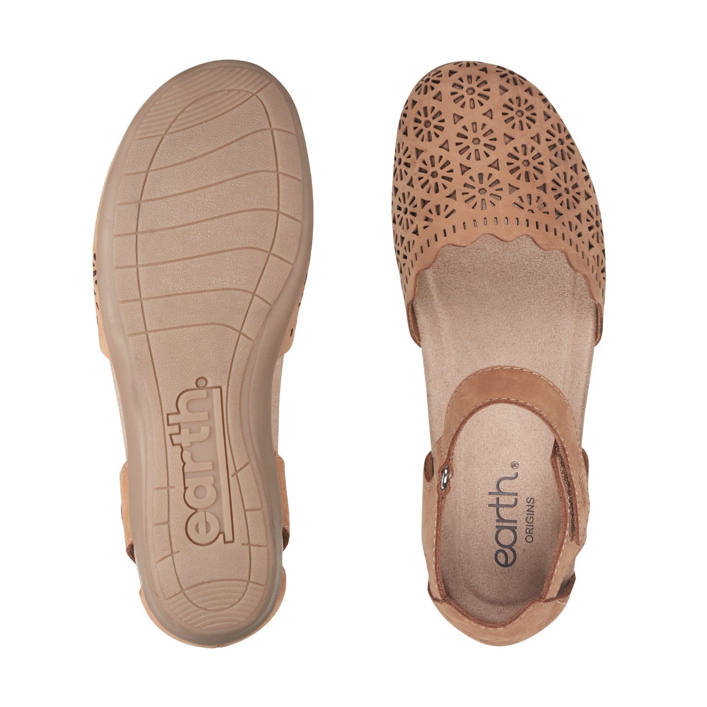 Earth Shoes Bronnie Casual Slip-On Perforated Sandals