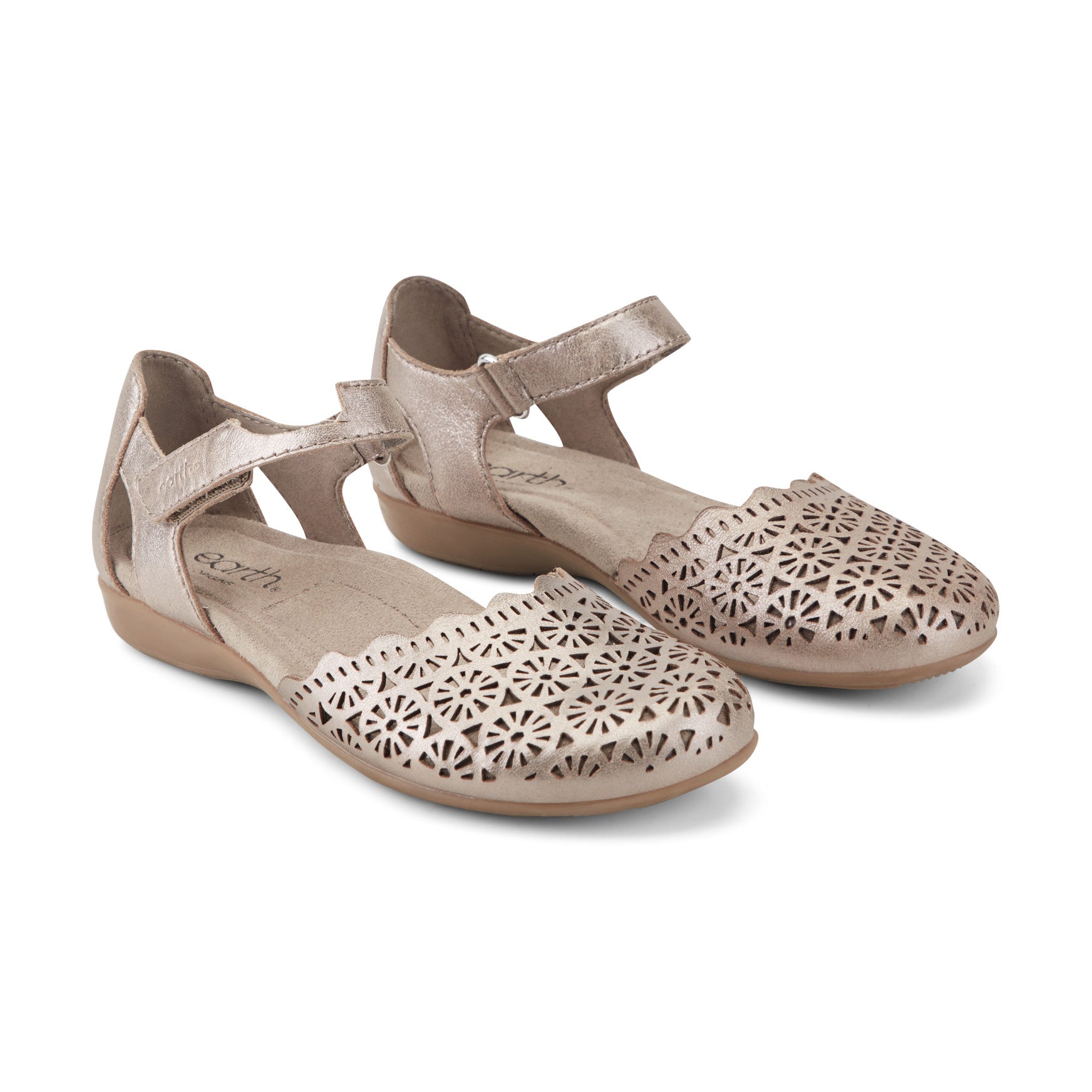 Earth Shoes Bronnie Casual Slip-On Perforated Sandals
