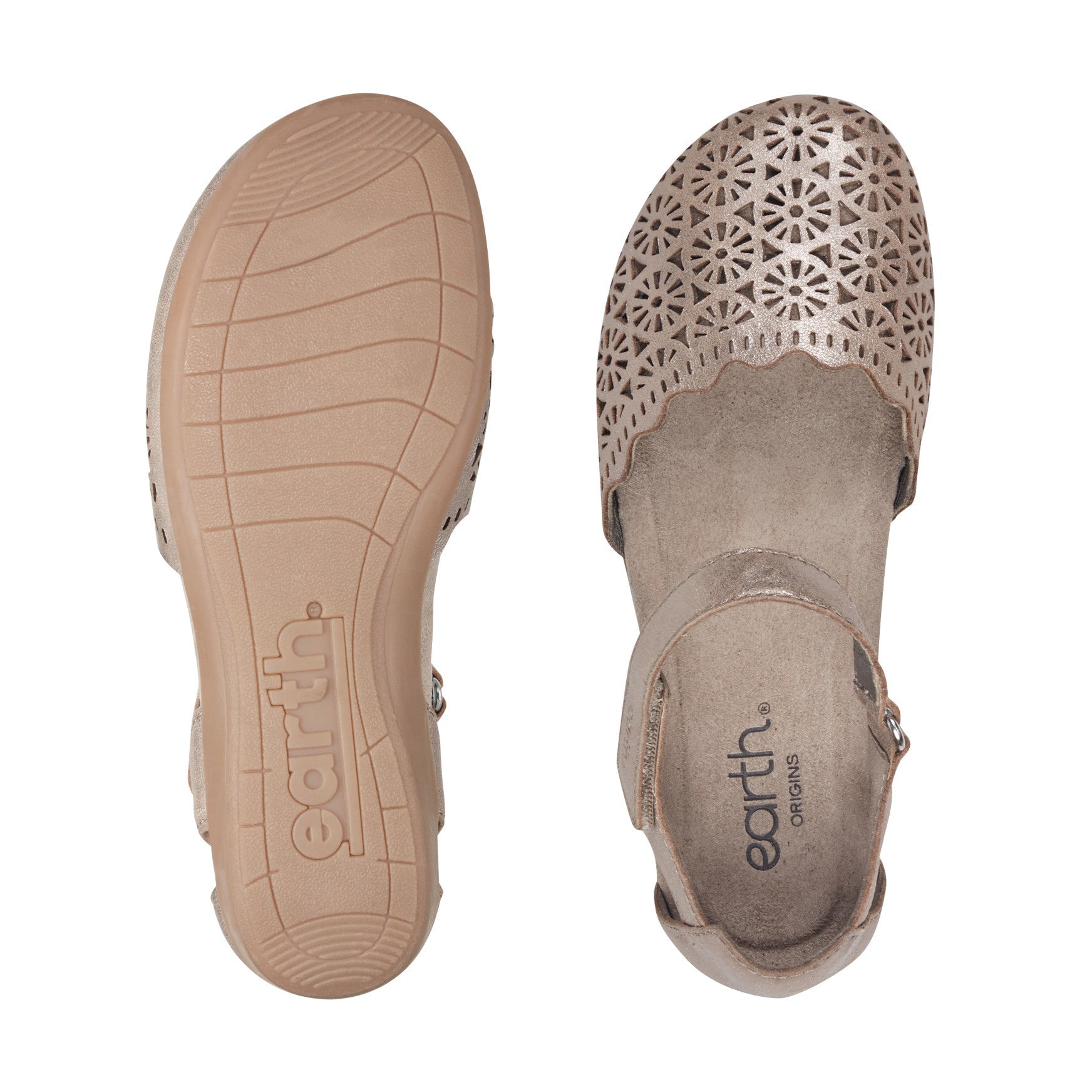 Earth Shoes Bronnie Casual Slip-On Perforated Sandals