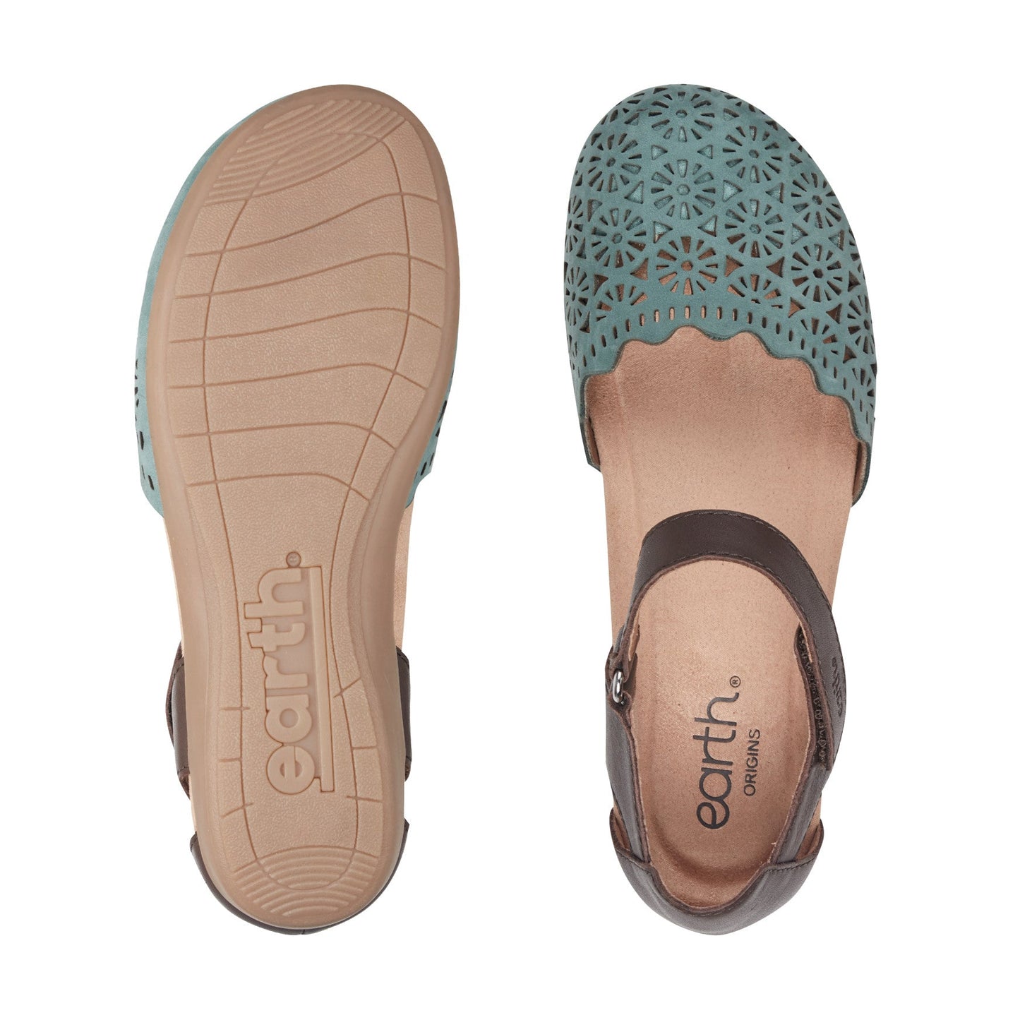 Earth Shoes Bronnie Casual Slip-On Perforated Sandals