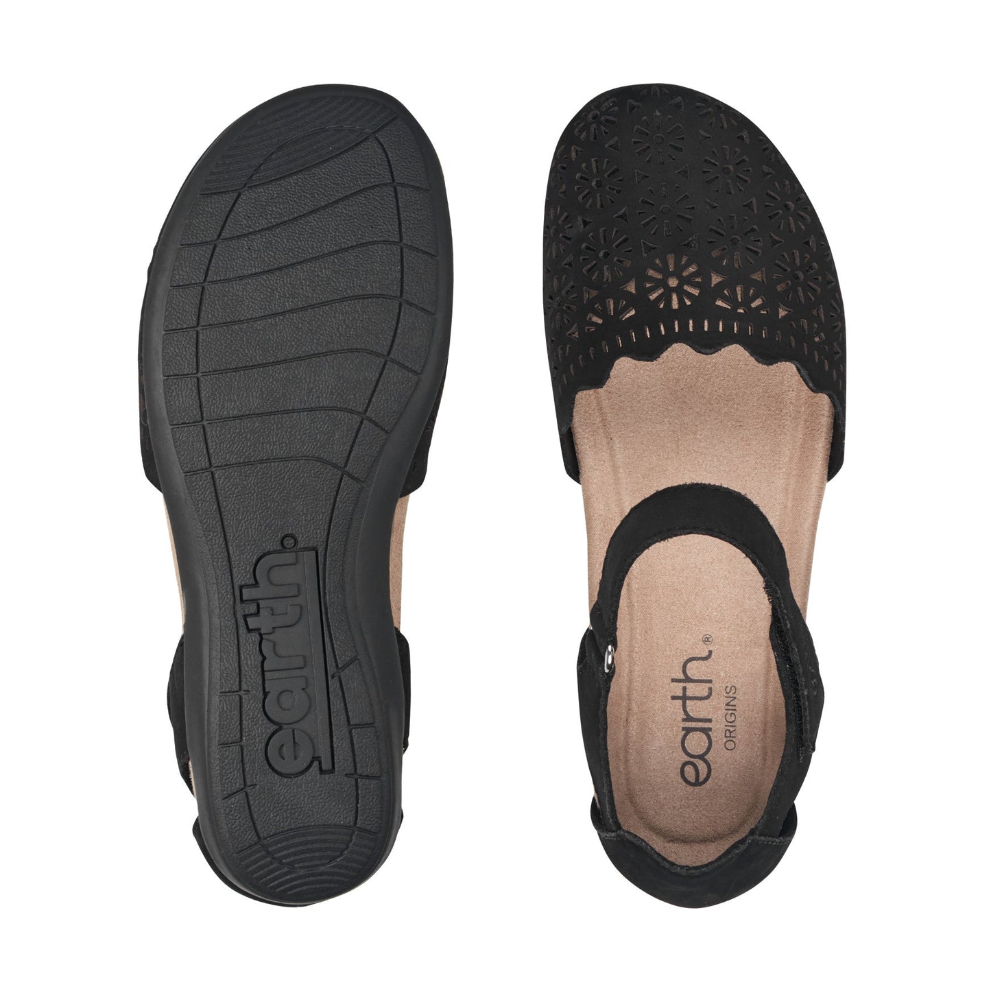 Earth Shoes Bronnie Casual Slip-On Perforated Sandals