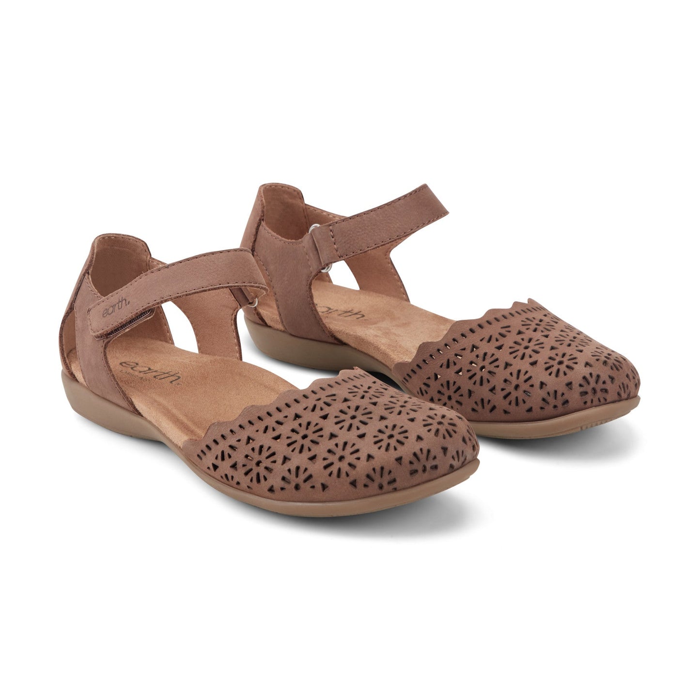 Earth Shoes Bronnie Casual Slip-On Perforated Sandals