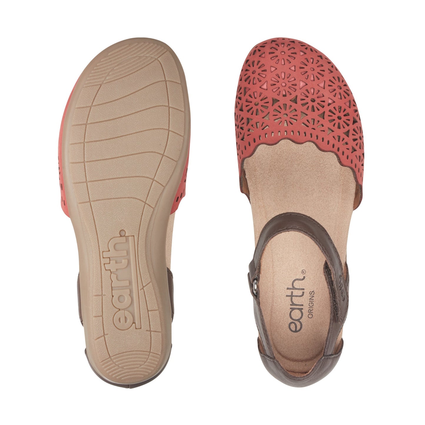 Earth Shoes Bronnie Casual Slip-On Perforated Sandals