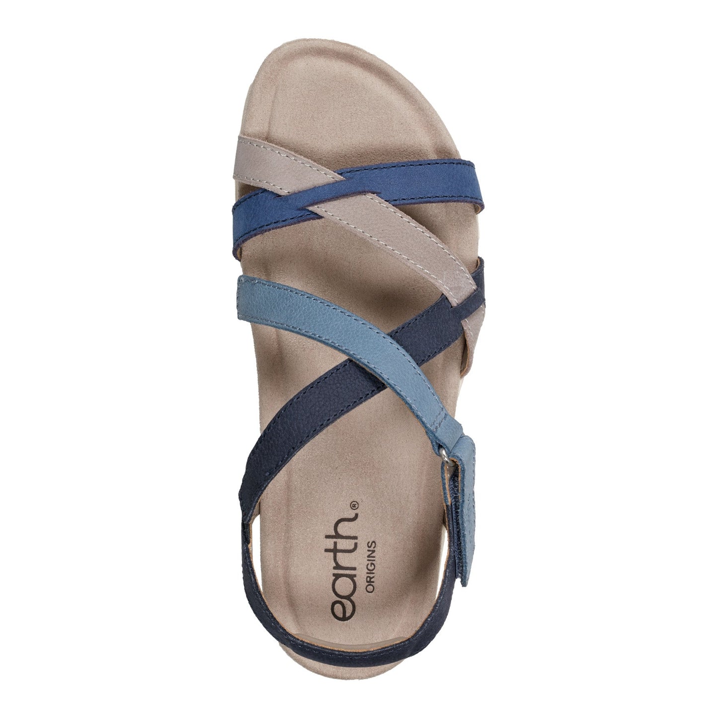 Earth Shoes Sterling Casual Strappy Round Toe Flat Sandals