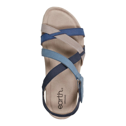 Earth Shoes Sterling Casual Strappy Round Toe Flat Sandals