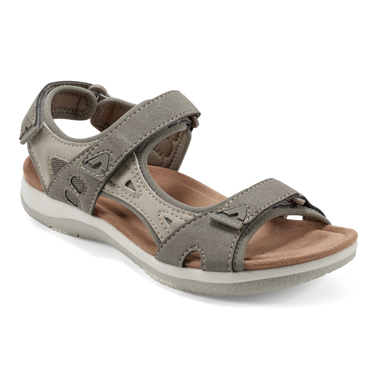 Earth Shoes Skylar Round Toe Lightweight Casual Flat Sandals