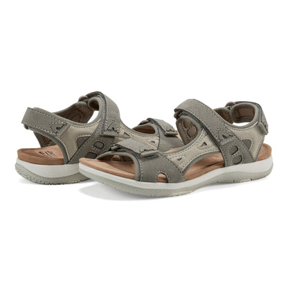 Earth Shoes Skylar Round Toe Lightweight Casual Flat Sandals
