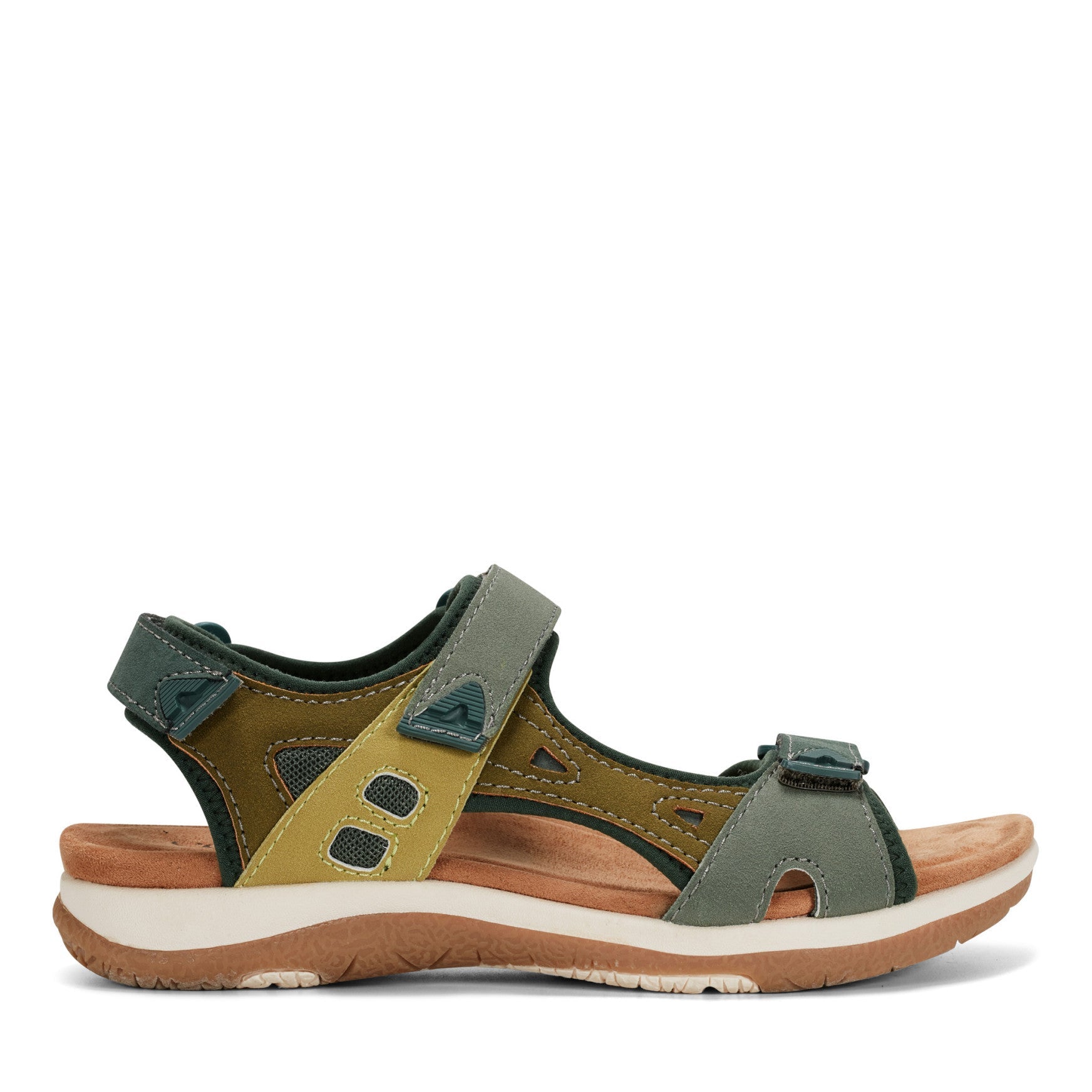Earth Shoes Skylar Round Toe Lightweight Casual Flat Sandals