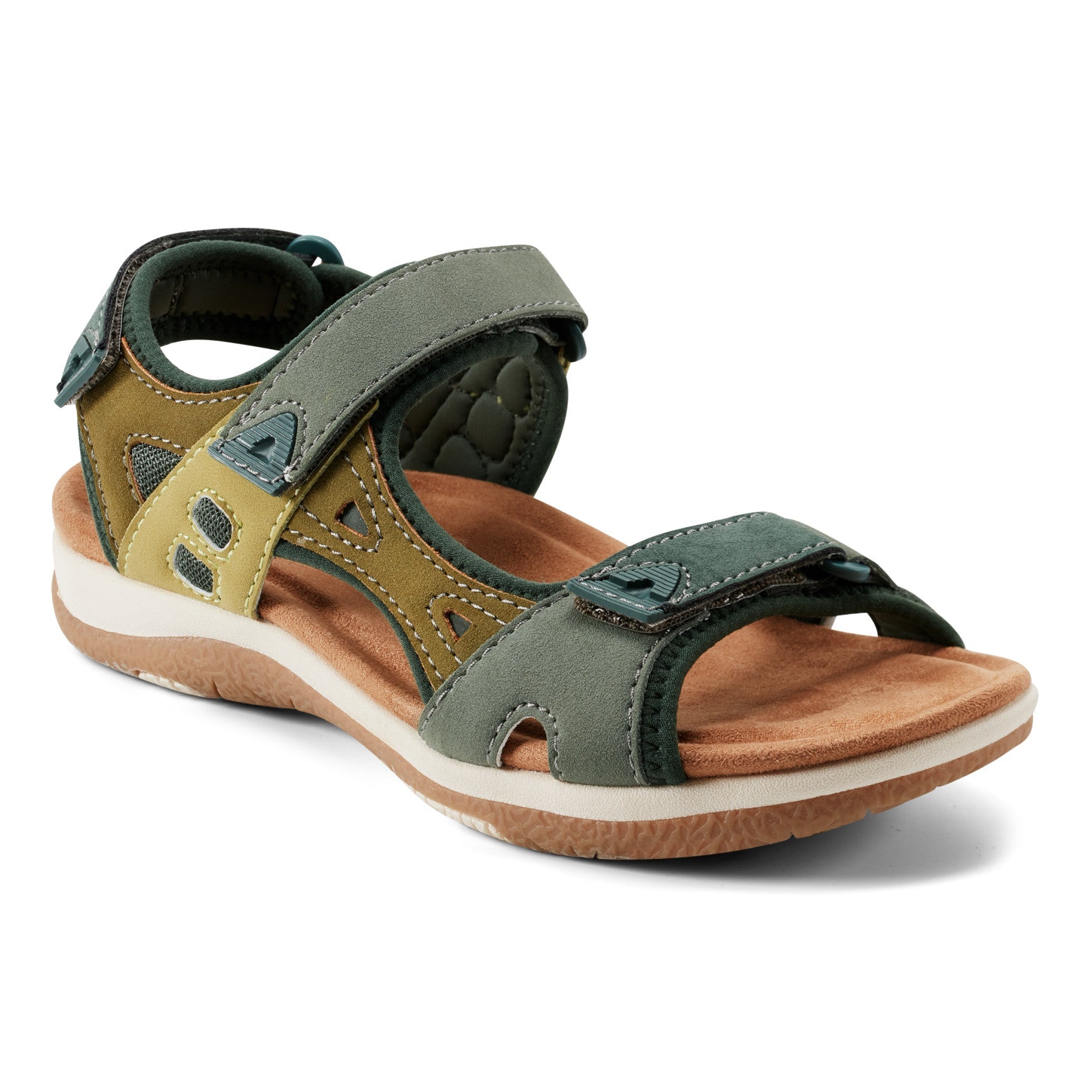 Earth Shoes Skylar Round Toe Lightweight Casual Flat Sandals