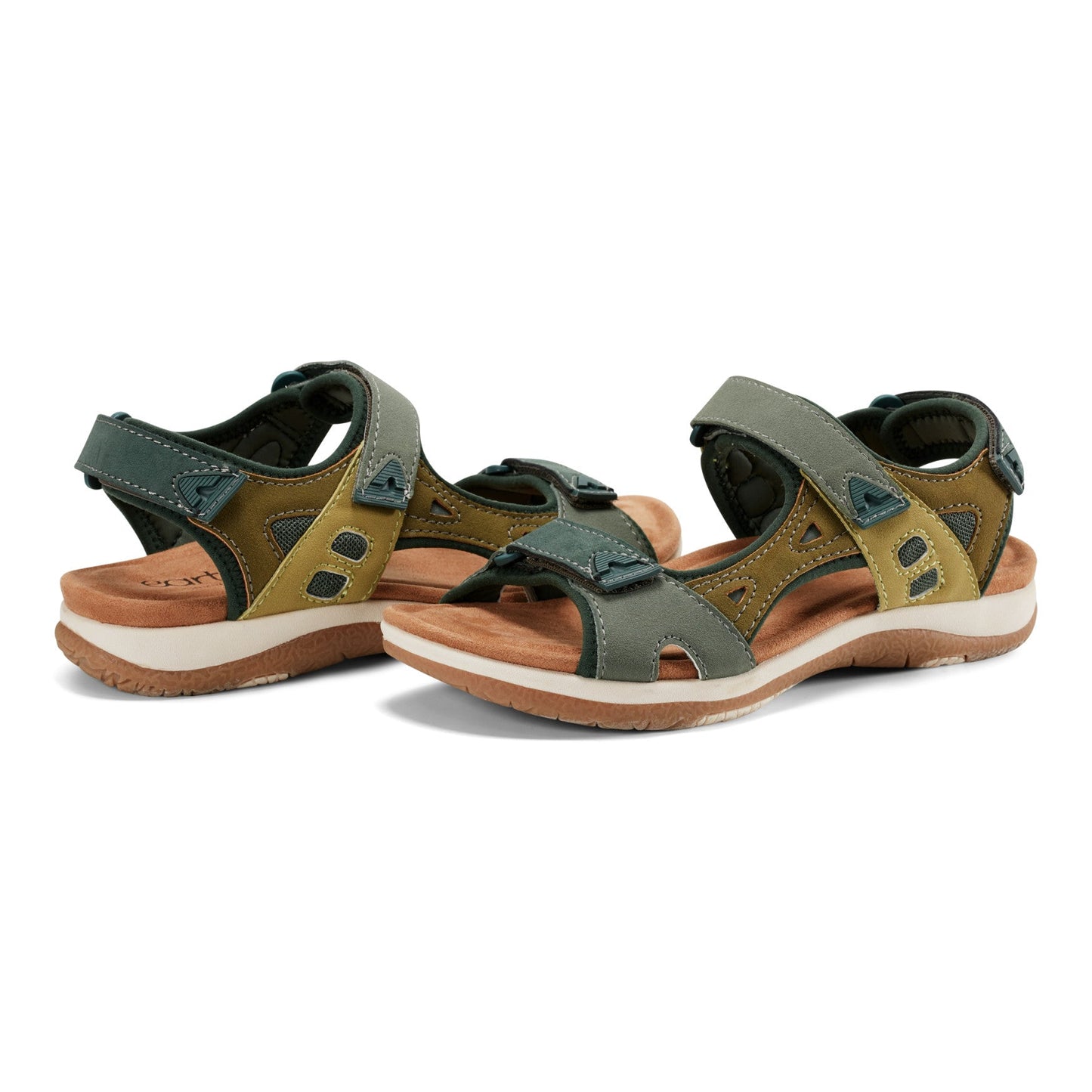 Earth Shoes Skylar Round Toe Lightweight Casual Flat Sandals
