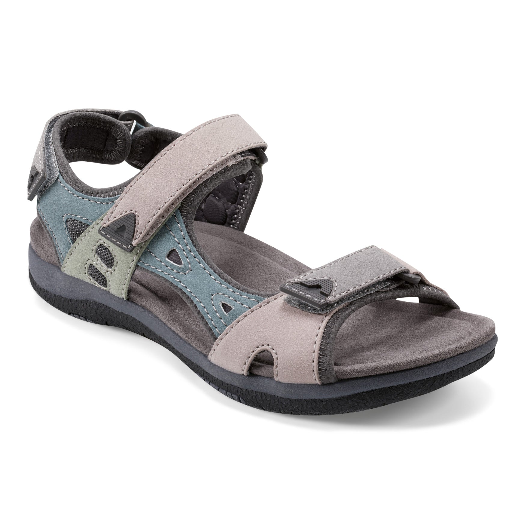 Earth Shoes Skylar Round Toe Lightweight Casual Flat Sandals