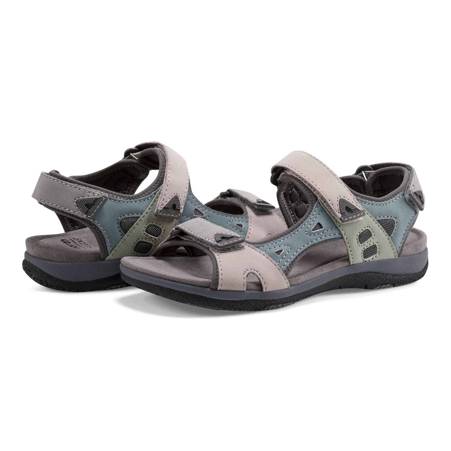Earth Shoes Skylar Round Toe Lightweight Casual Flat Sandals