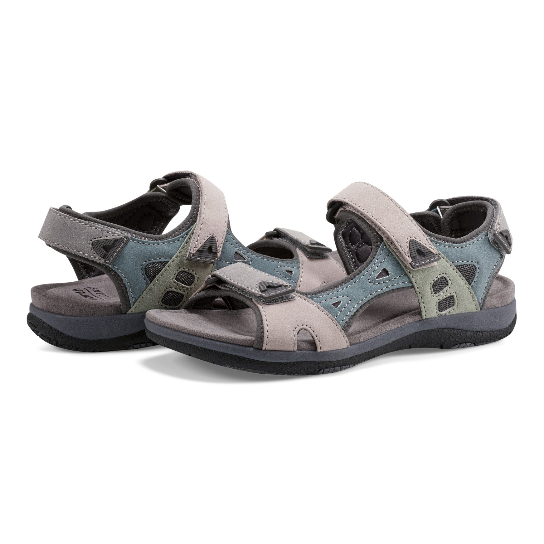 Earth Shoes Skylar Round Toe Lightweight Casual Flat Sandals