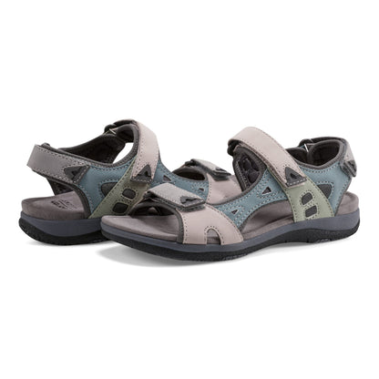 Earth Shoes Skylar Round Toe Lightweight Casual Flat Sandals