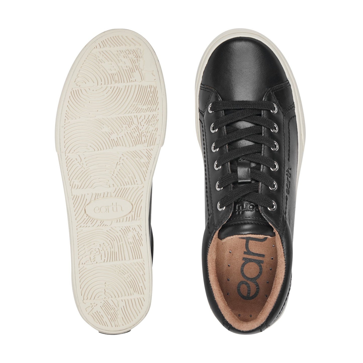 Earth Shoes Dailey Leather Lace-Up Sneakers