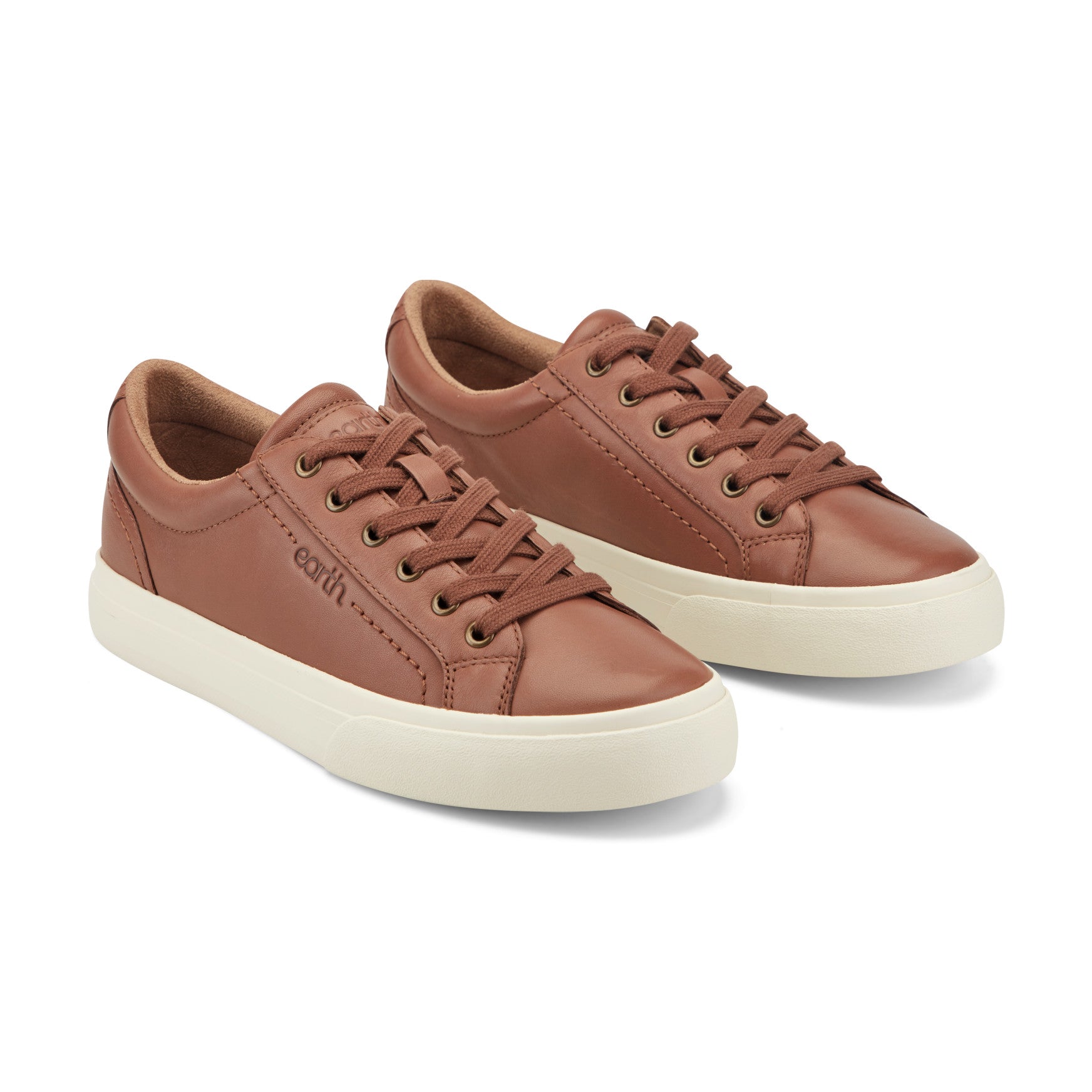 Earth Shoes Dailey Leather Lace-Up Sneakers