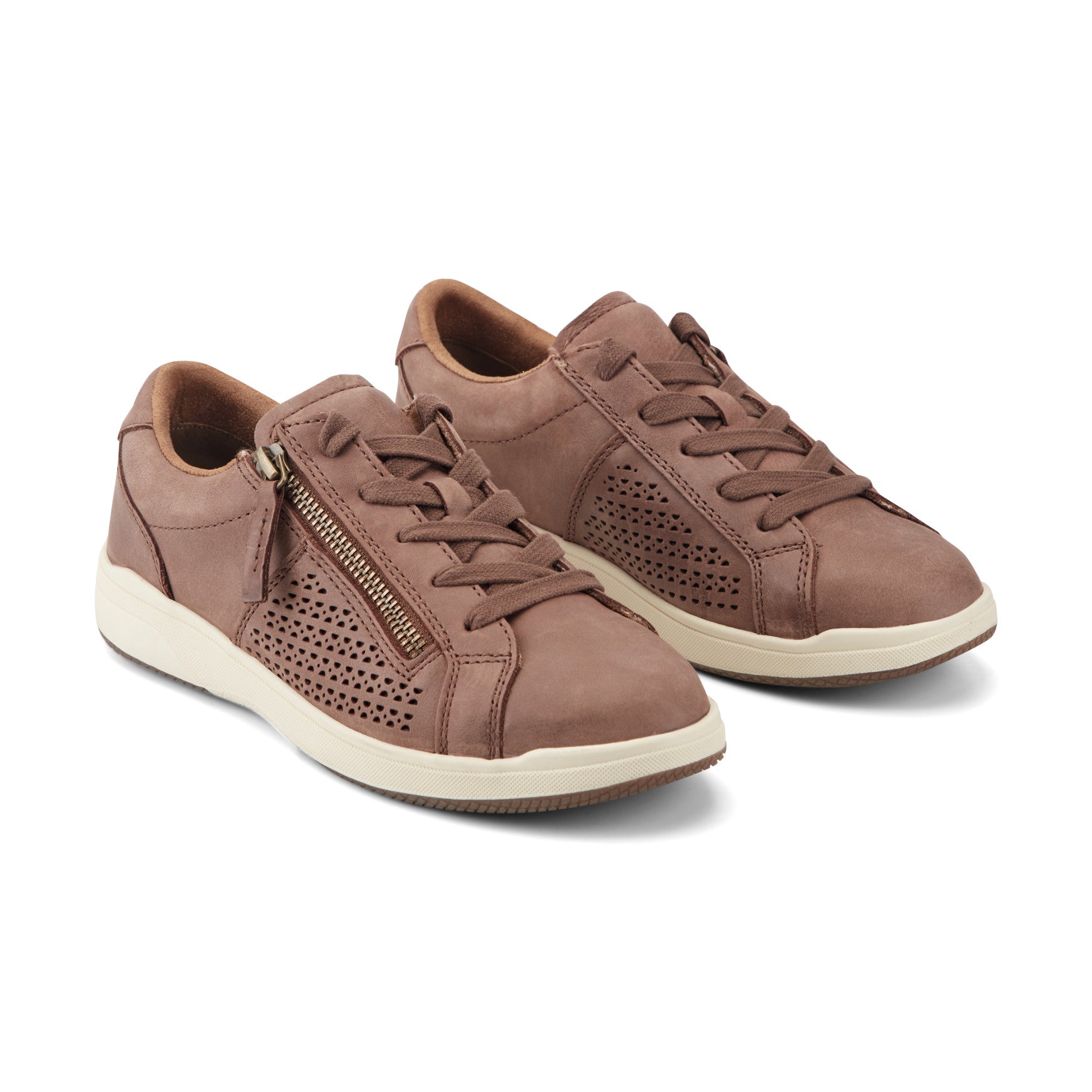 Earth Shoes Netta Round Toe Casual Lace-up Sneakers