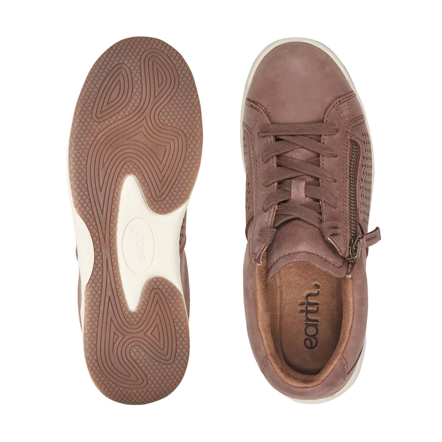 Earth Shoes Netta Round Toe Casual Lace-up Sneakers