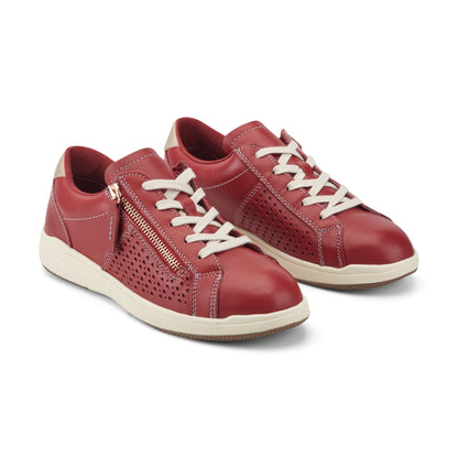 Earth Shoes Netta Round Toe Casual Lace-up Sneakers