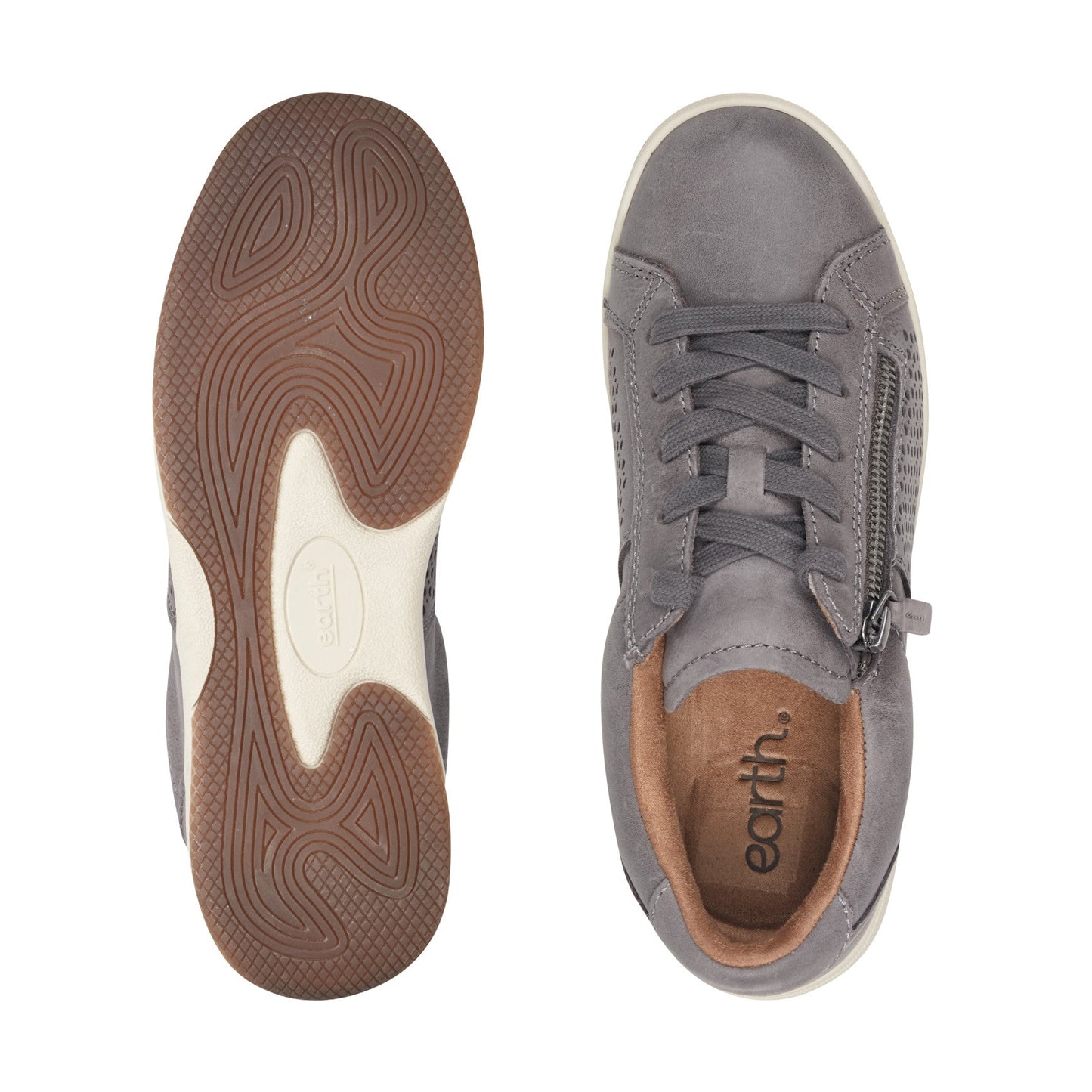 Earth Shoes Netta Round Toe Casual Lace-up Sneakers